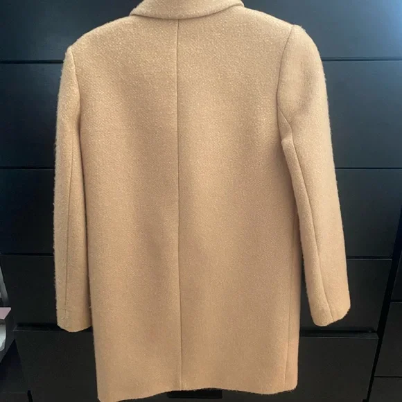 ZARA BASIC TAN COAT - Picture 4 of 5